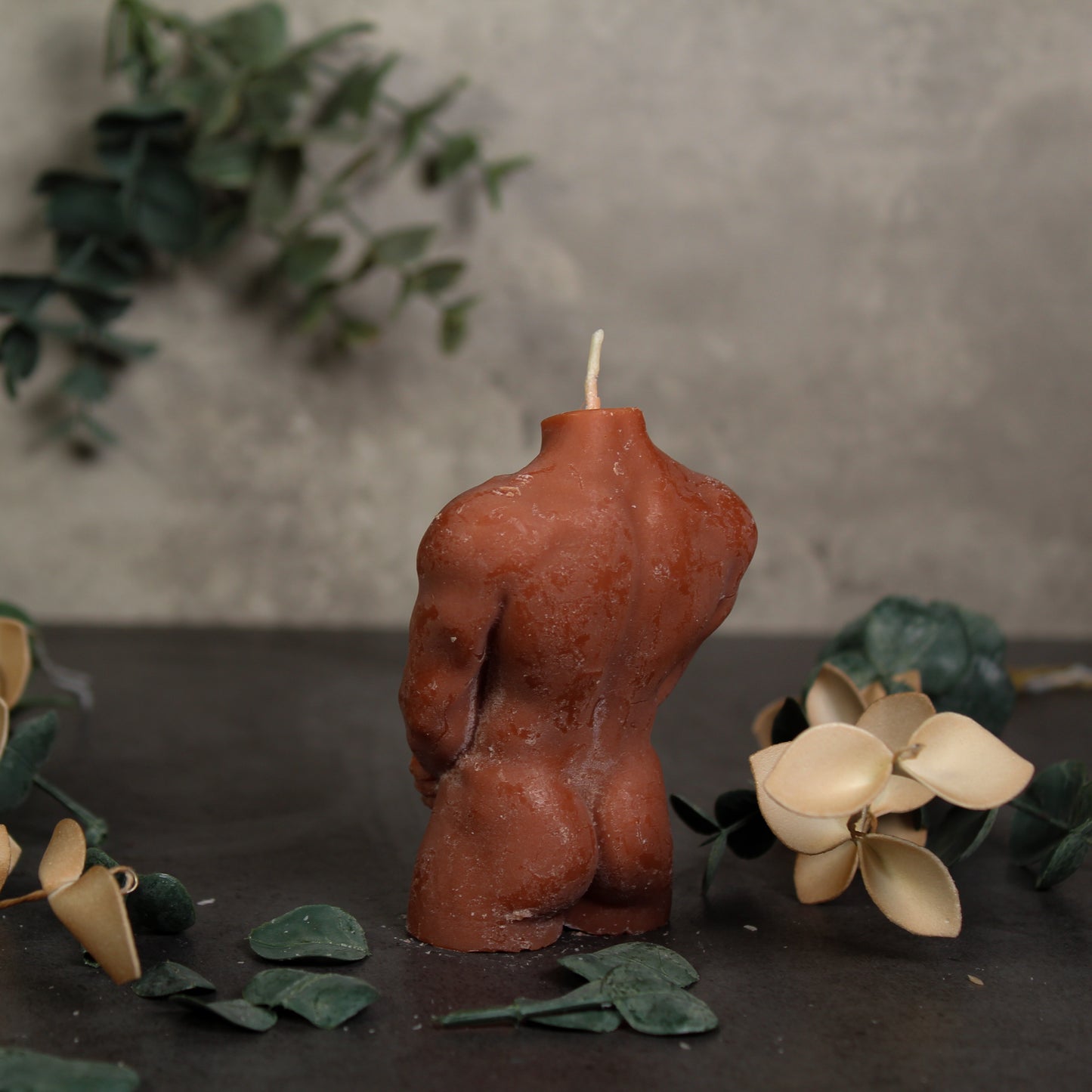 Covered Man Candle